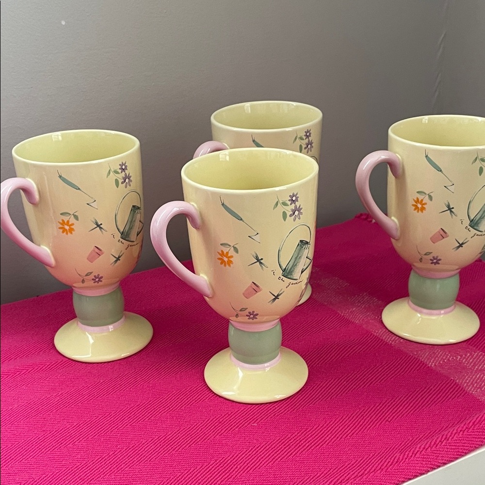 Pfaltzgraff Pastel Floral Mugs - Picture 2 of 5